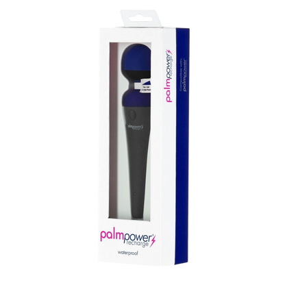 PalmPower Rechargeable Silicone Personal Vibrating Wand Massager