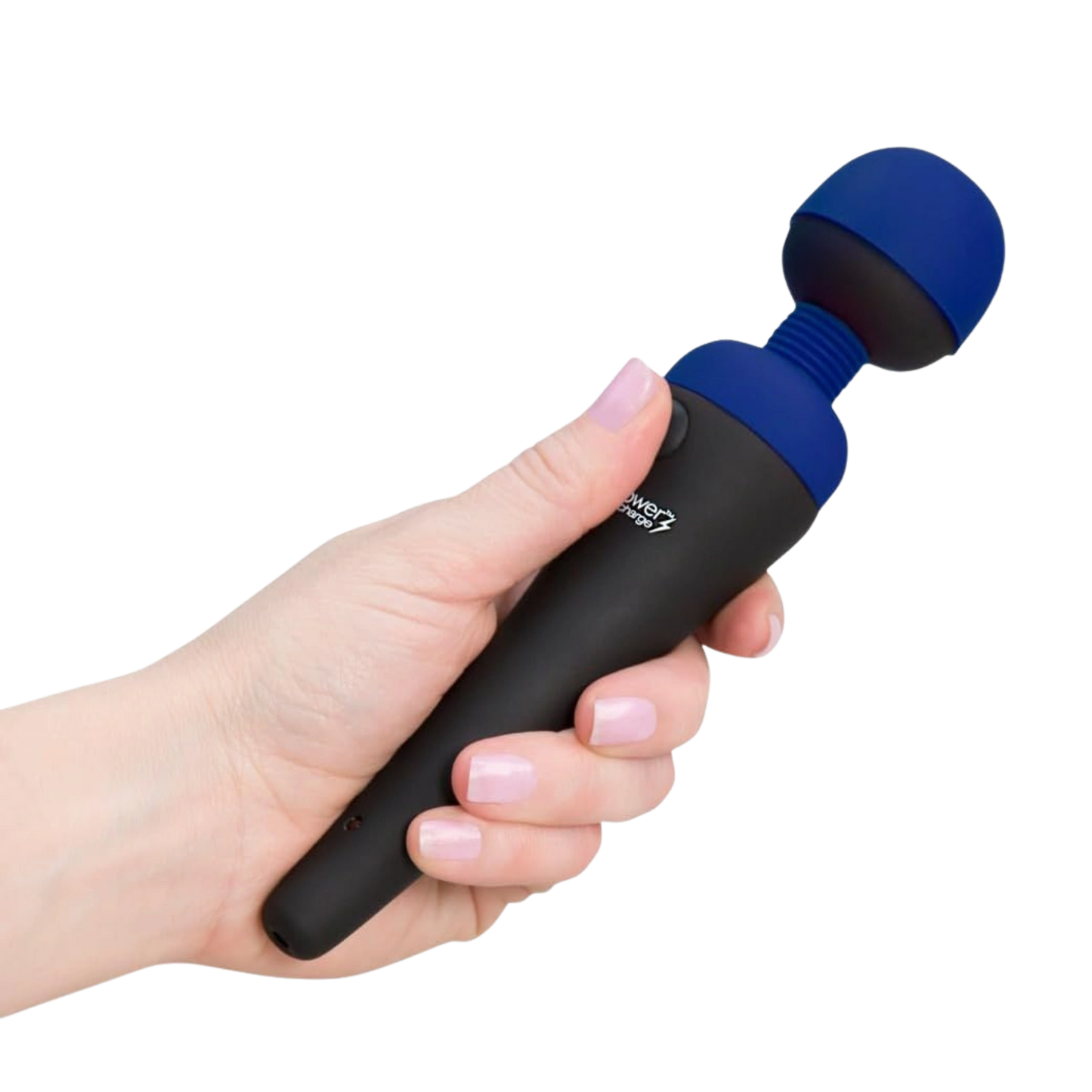 PalmPower Rechargeable Silicone Personal Vibrating Wand Massager