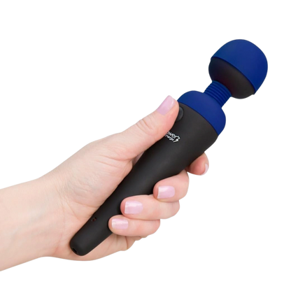 PalmPower Rechargeable Silicone Personal Vibrating Wand Massager