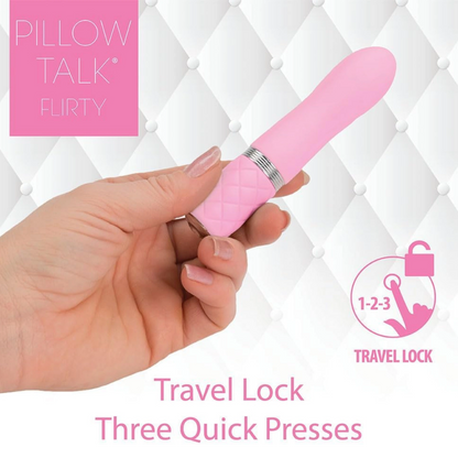 Pillow Talk Flirty Rechargeable Silicone Bullet Vibrator