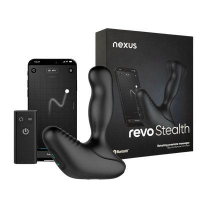 Nexus Revo Stealth Rechargeable Silicone Rotating Prostate Massager