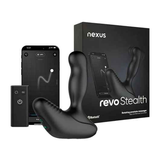 Nexus Revo Stealth Rechargeable Silicone Rotating Prostate Massager