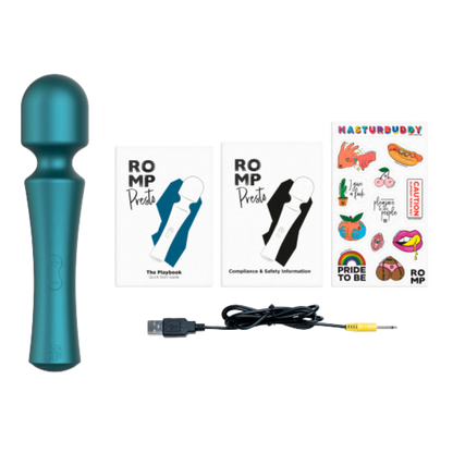 Romp Presto Rechargeable Silicone Wand Vibrator