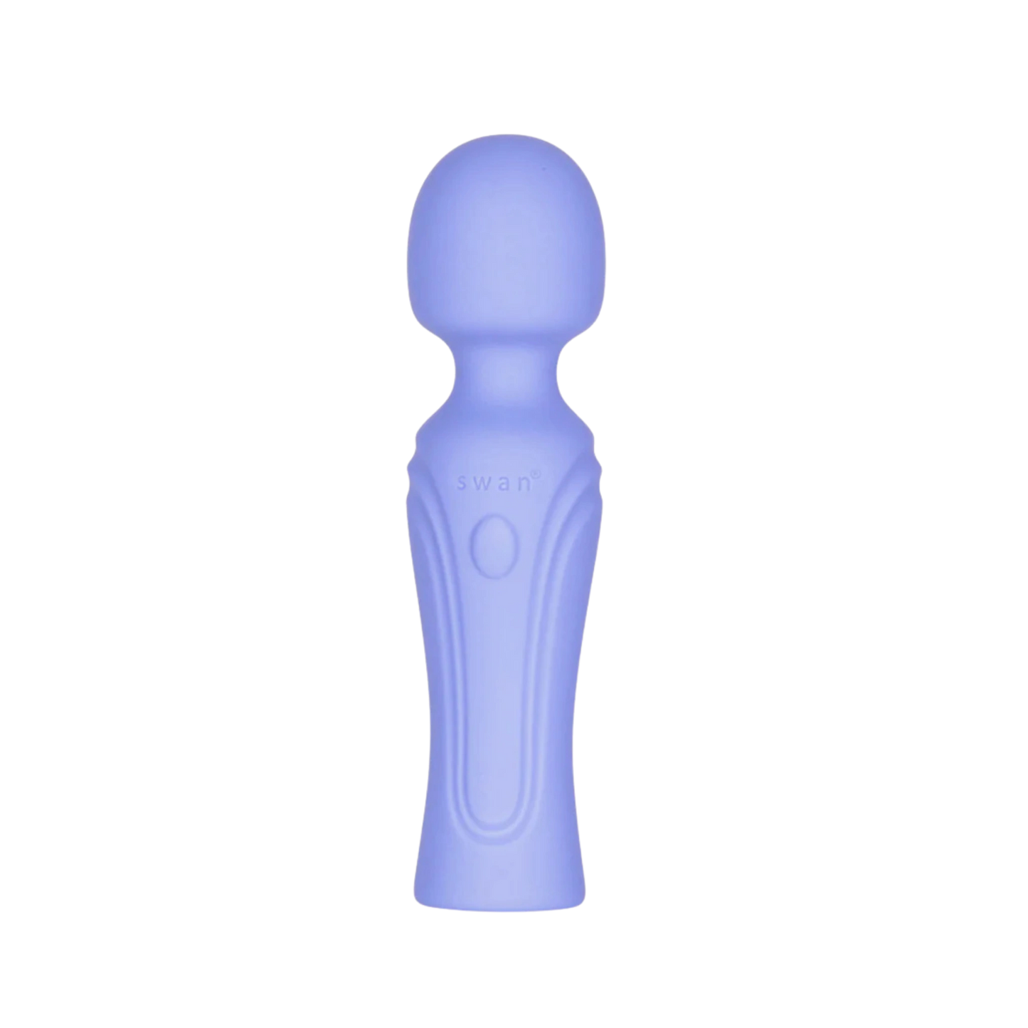 Swan Era Mini Wand Rechargeable Silicone Vibrator - Purple
