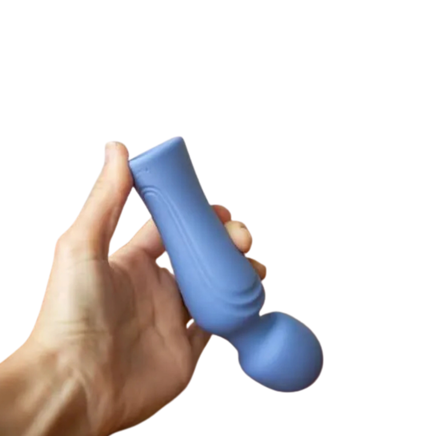 Swan Era Mini Wand Rechargeable Silicone Vibrator - Purple