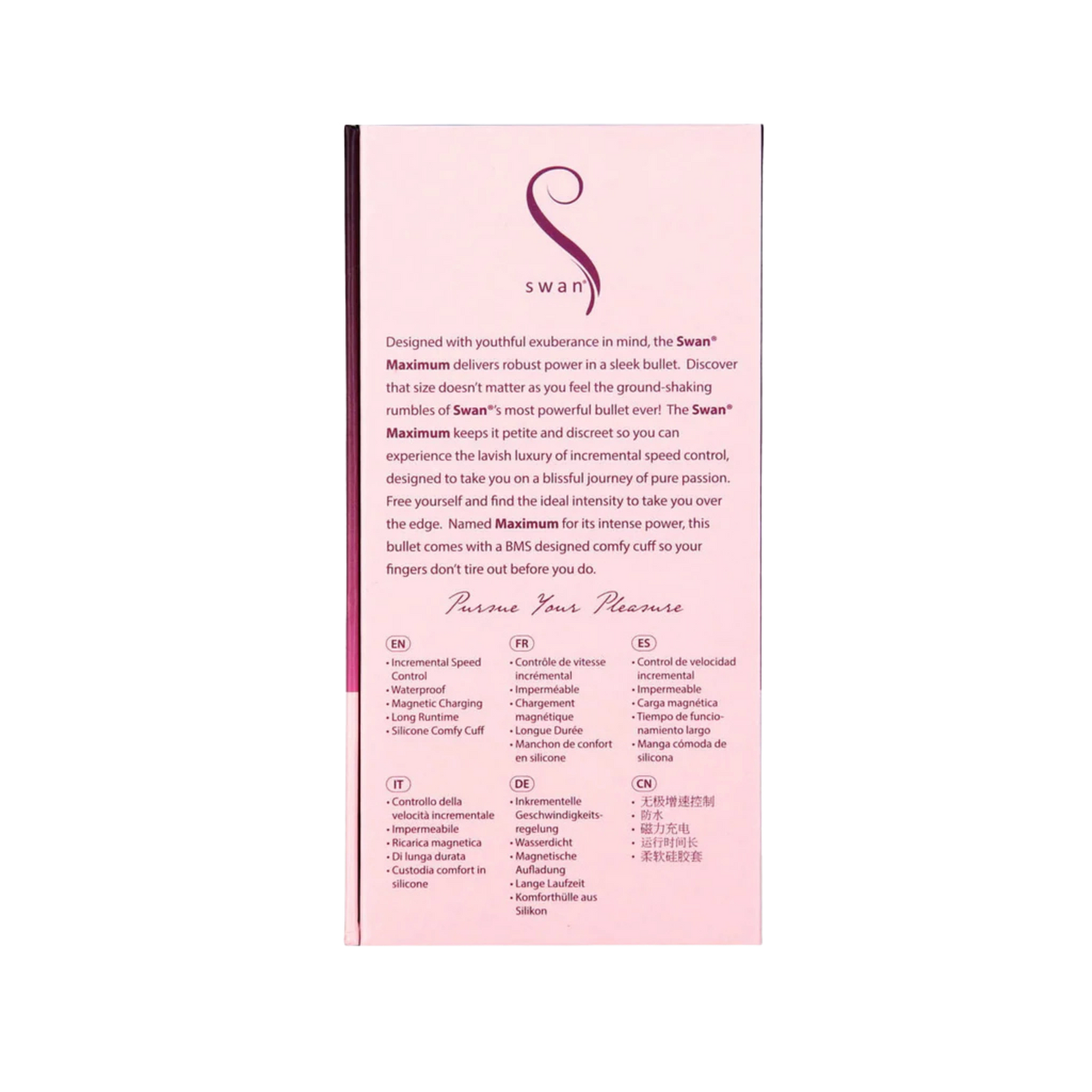 Swan Maximum Rechargeable Bullet Vibrator