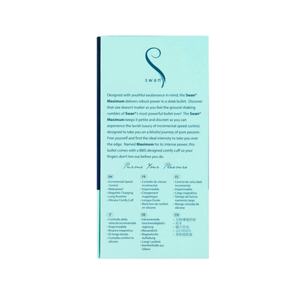 Swan Maximum Rechargeable Bullet Vibrator