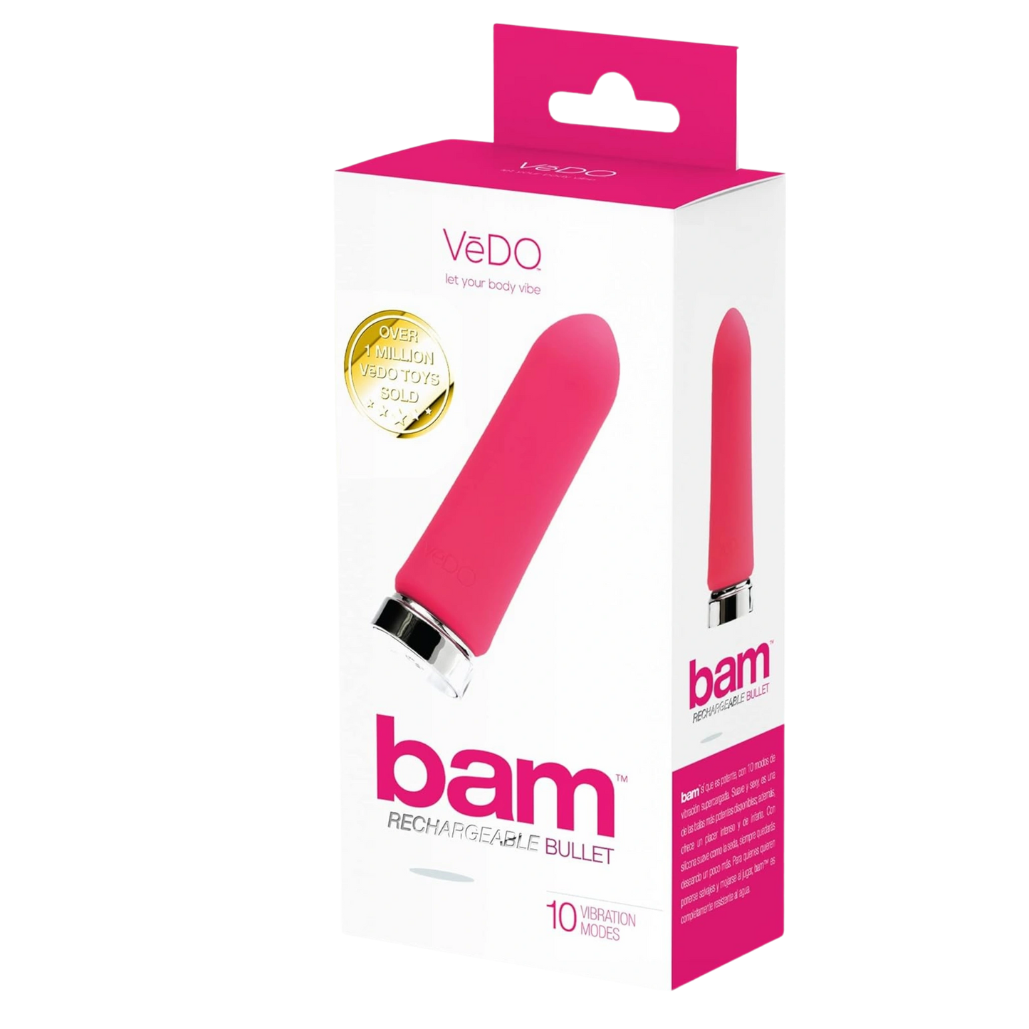 VeDO Bam Rechargeable Silicone Bullet Vibrator