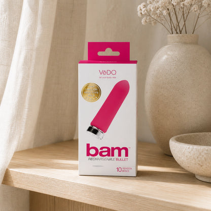 VeDO Bam Rechargeable Silicone Bullet Vibrator