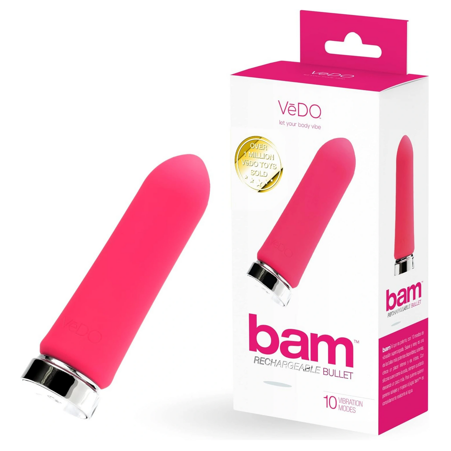 VeDO Bam Rechargeable Silicone Bullet Vibrator