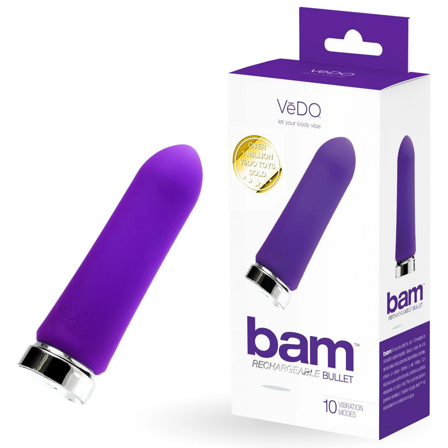 VeDO Bam Rechargeable Silicone Bullet Vibrator