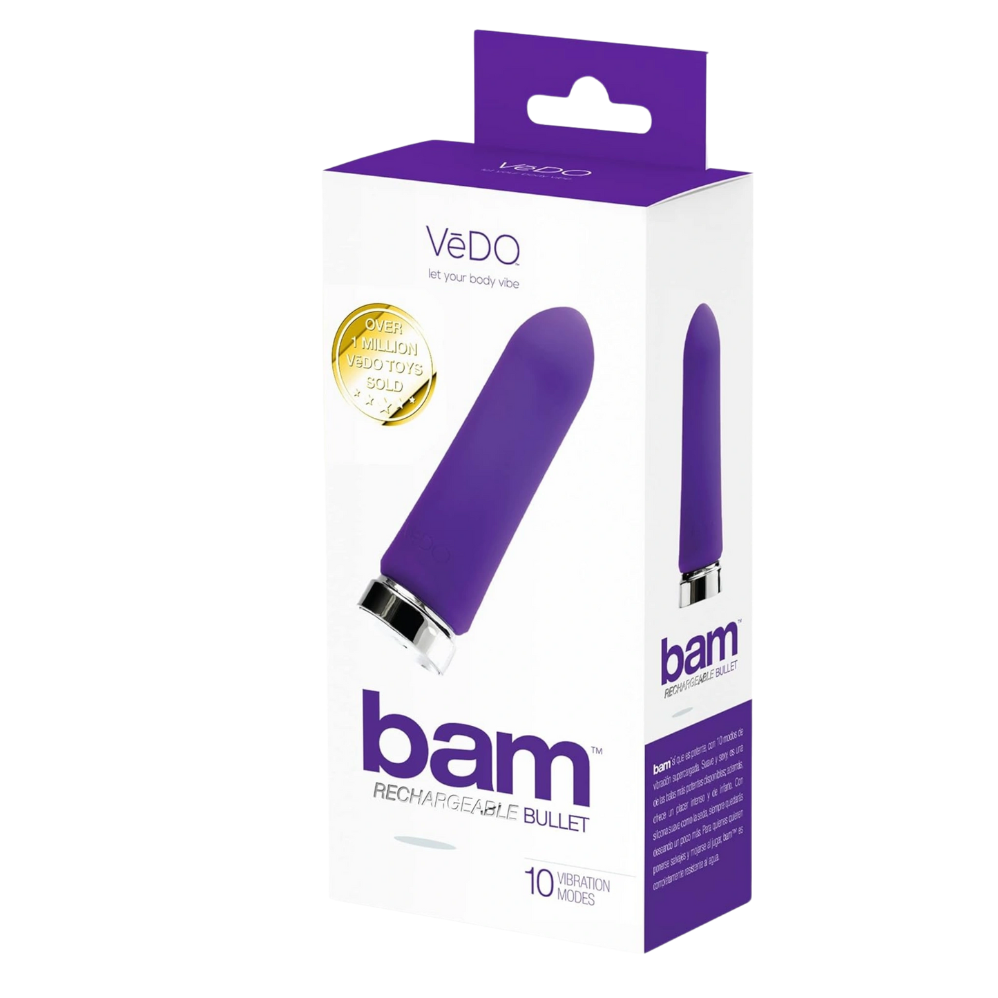 VeDO Bam Rechargeable Silicone Bullet Vibrator