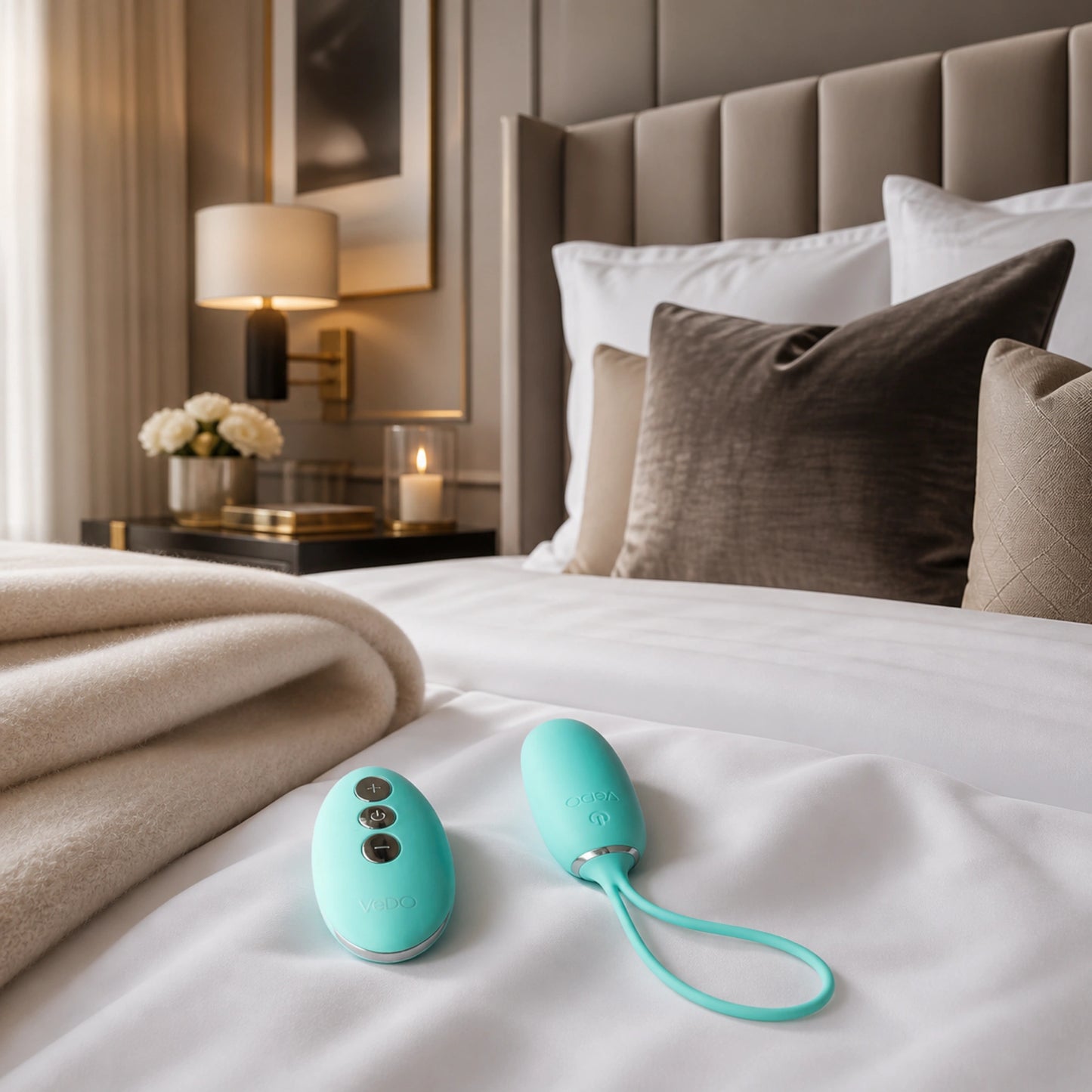 VeDO Kiwi Rechargeable Silicone Insertable Bullet Vibrator with Remote Control