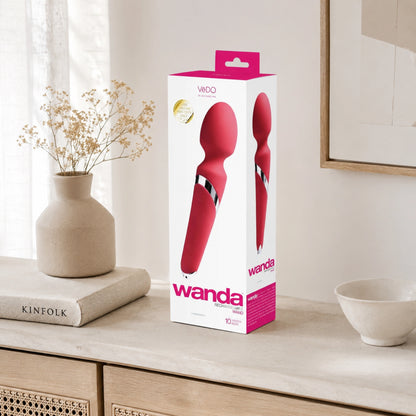 VeDO Wanda Rechargeable Silicone Vibrating Wand Massager