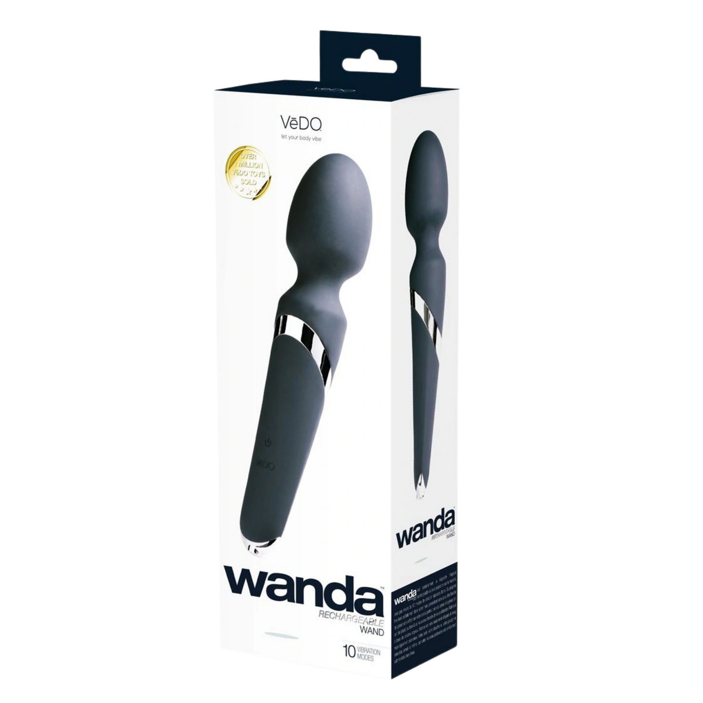 VeDO Wanda Rechargeable Silicone Vibrating Wand Massager