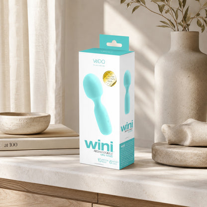 VeDO Wini Silicone Rechargeable Mini Wand Massager Vibrator
