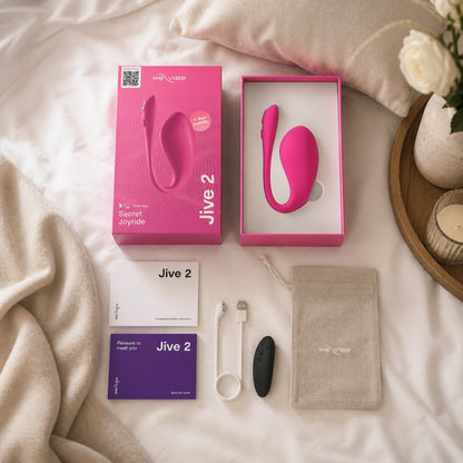 We-Vibe Jive 2 Silicone Rechargeable Wearable App Compatible G-Spot Vibrator