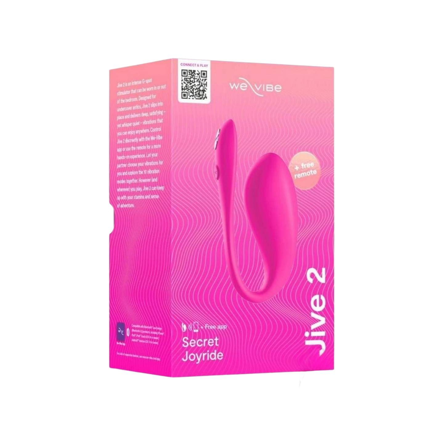 We-Vibe Jive 2 Silicone Rechargeable Wearable App Compatible G-Spot Vibrator