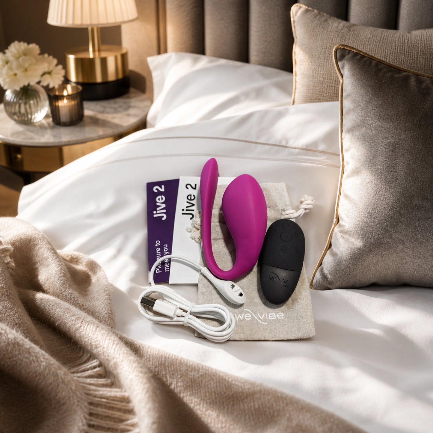 We-Vibe Jive 2 Silicone Rechargeable Wearable App Compatible G-Spot Vibrator