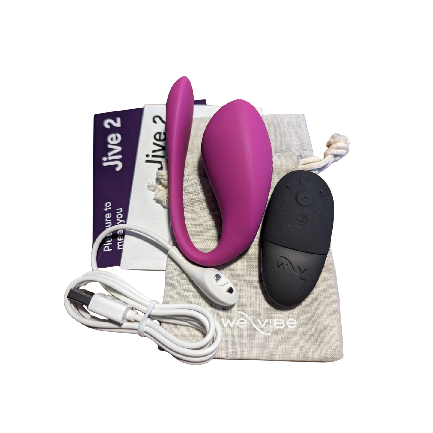 We-Vibe Jive 2 Silicone Rechargeable Wearable App Compatible G-Spot Vibrator