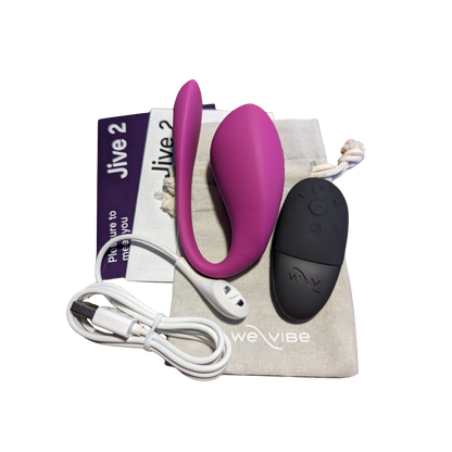 We-Vibe Jive 2 Silicone Rechargeable Wearable App Compatible G-Spot Vibrator