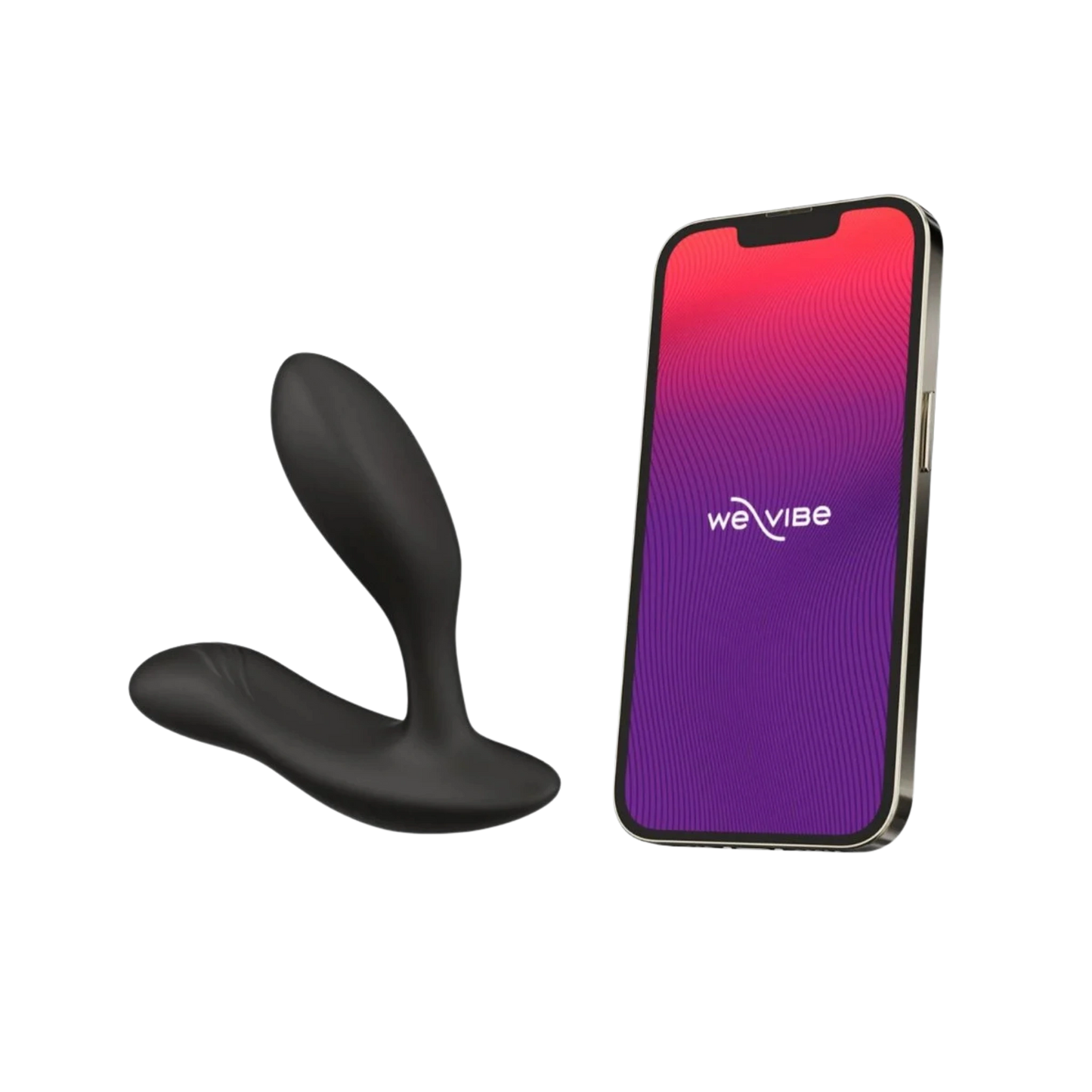 We-Vibe Vector+ Rechargeable Silicone Vibrating Prostate Massager with Remote Control