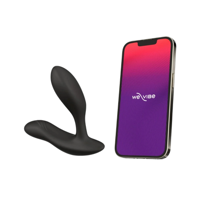 We-Vibe Vector+ Rechargeable Silicone Vibrating Prostate Massager with Remote Control