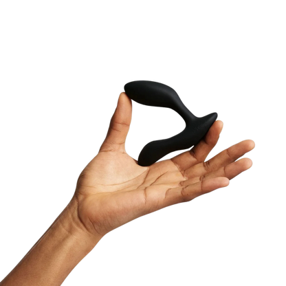 We-Vibe Vector+ Rechargeable Silicone Vibrating Prostate Massager with Remote Control