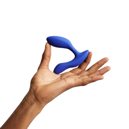 We-Vibe Vector+ Rechargeable Silicone Vibrating Prostate Massager with Remote Control