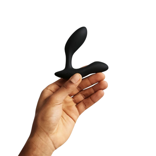 We-Vibe Vector+ Rechargeable Silicone Vibrating Prostate Massager with Remote Control
