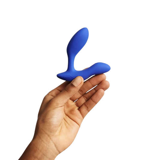 We-Vibe Vector+ Rechargeable Silicone Vibrating Prostate Massager with Remote Control