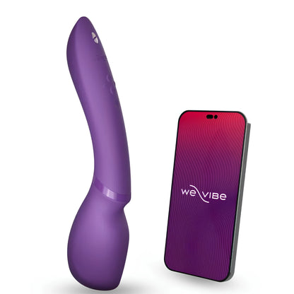 We-Vibe Wand 2 Rechargeable Silicone Massager App Compatible Wand Vibrator