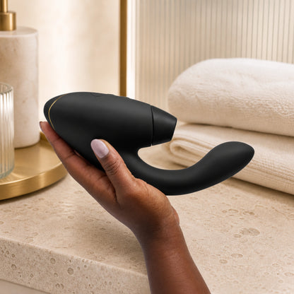 Womanizer Duo 2 Rechargeable Silicone Clitoral and G-Spot Stimulator
