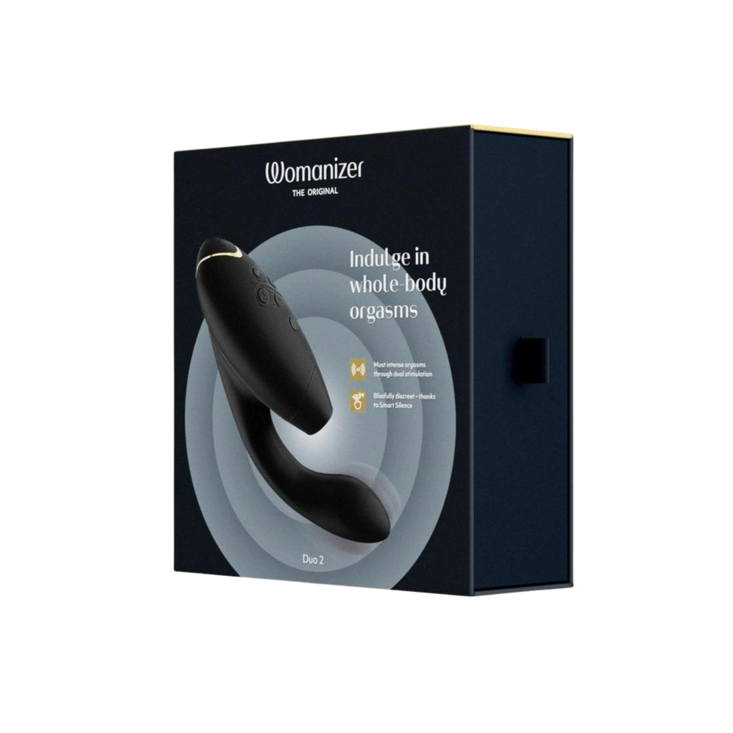 Womanizer Duo 2 Rechargeable Silicone Clitoral and G-Spot Stimulator