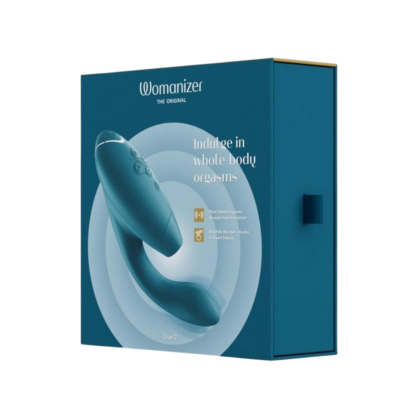 Womanizer Duo 2 Rechargeable Silicone Clitoral and G-Spot Stimulator
