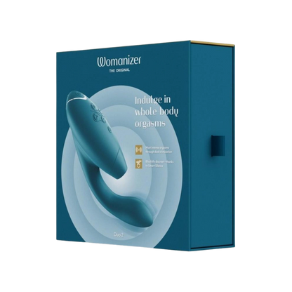 Womanizer Duo 2 Rechargeable Silicone Clitoral and G-Spot Stimulator