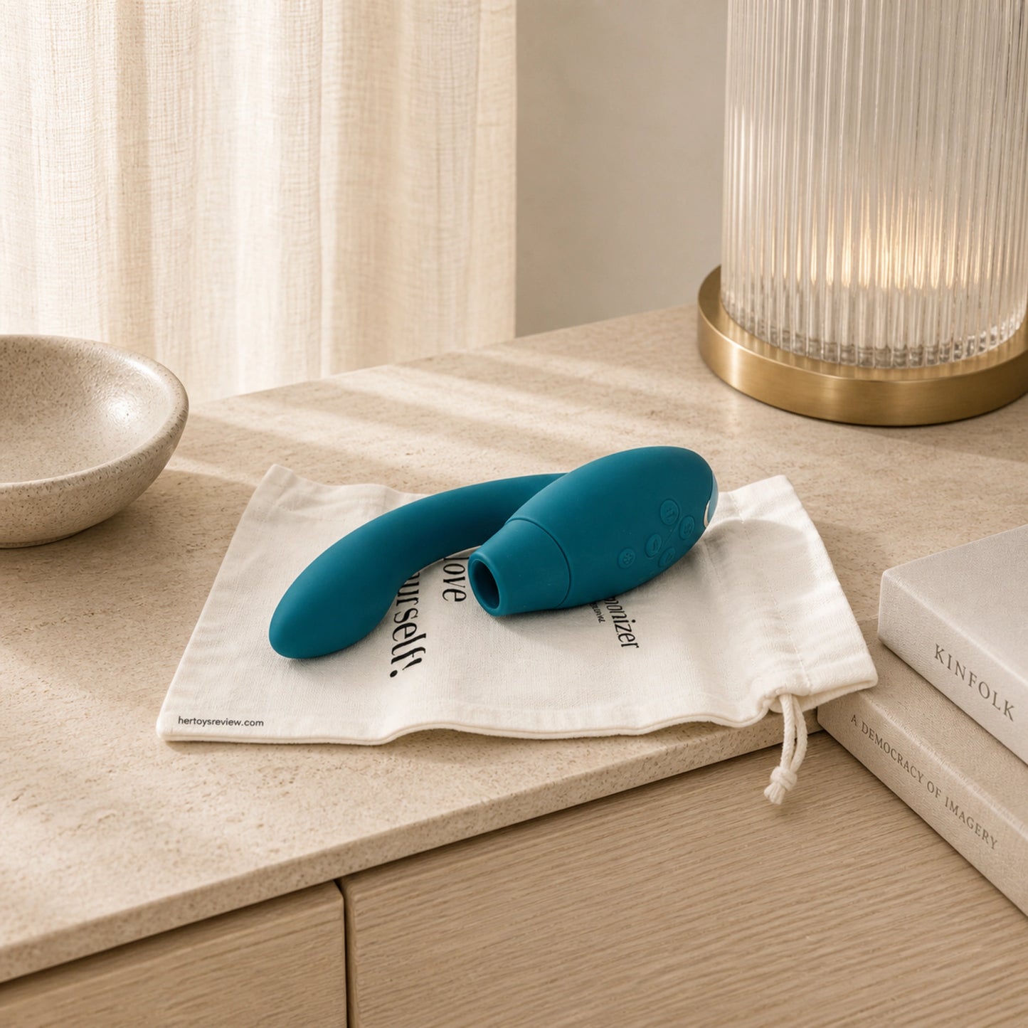 Womanizer Duo 2 Rechargeable Silicone Clitoral and G-Spot Stimulator