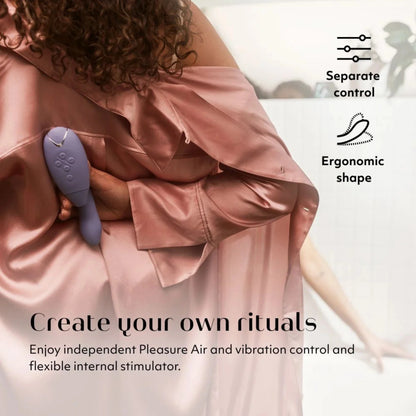 Womanizer Duo 2 Rechargeable Silicone Clitoral and G-Spot Stimulator