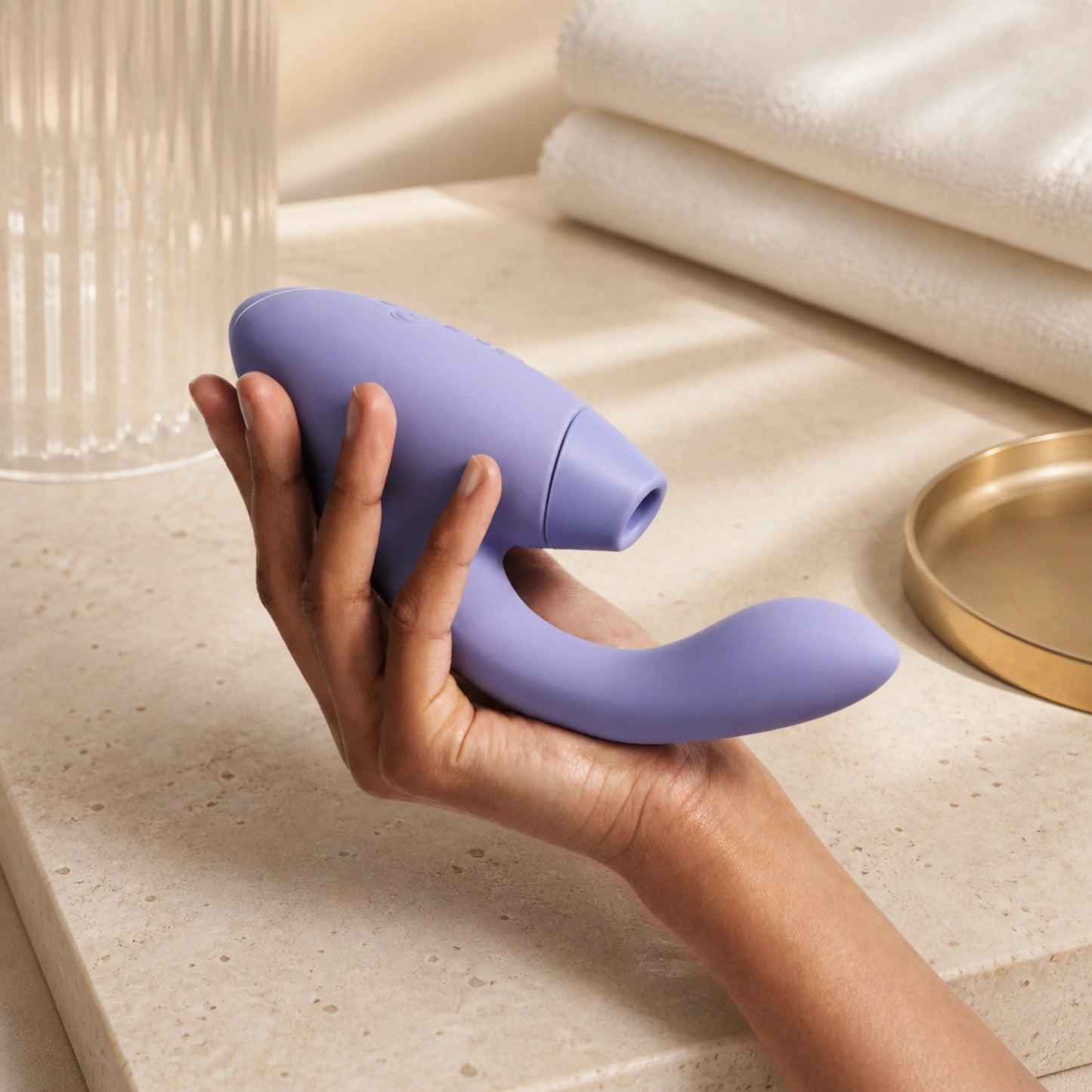 Womanizer Duo 2 Rechargeable Silicone Clitoral and G-Spot Stimulator