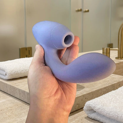 Womanizer Duo 2 Rechargeable Silicone Clitoral and G-Spot Stimulator