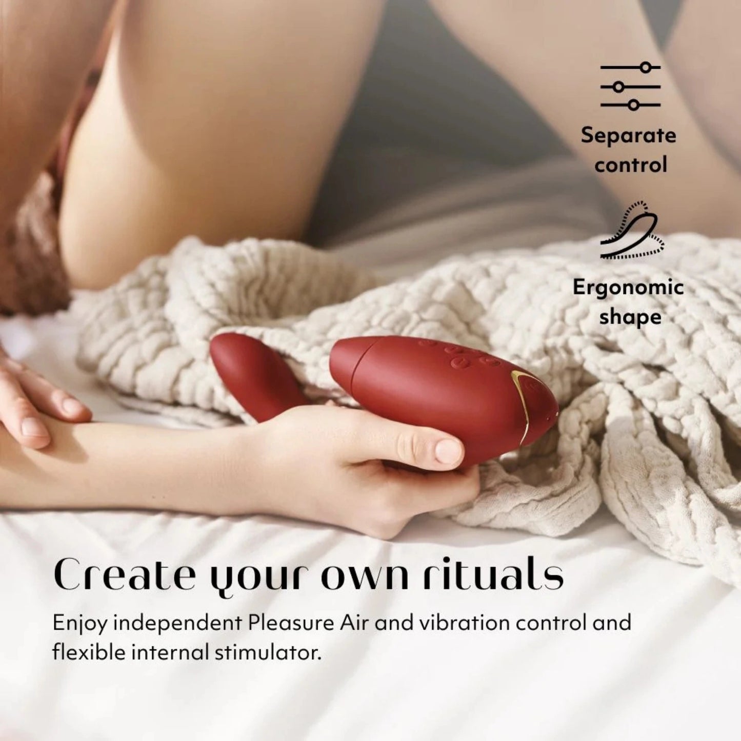 Womanizer Duo 2 Rechargeable Silicone Clitoral and G-Spot Stimulator