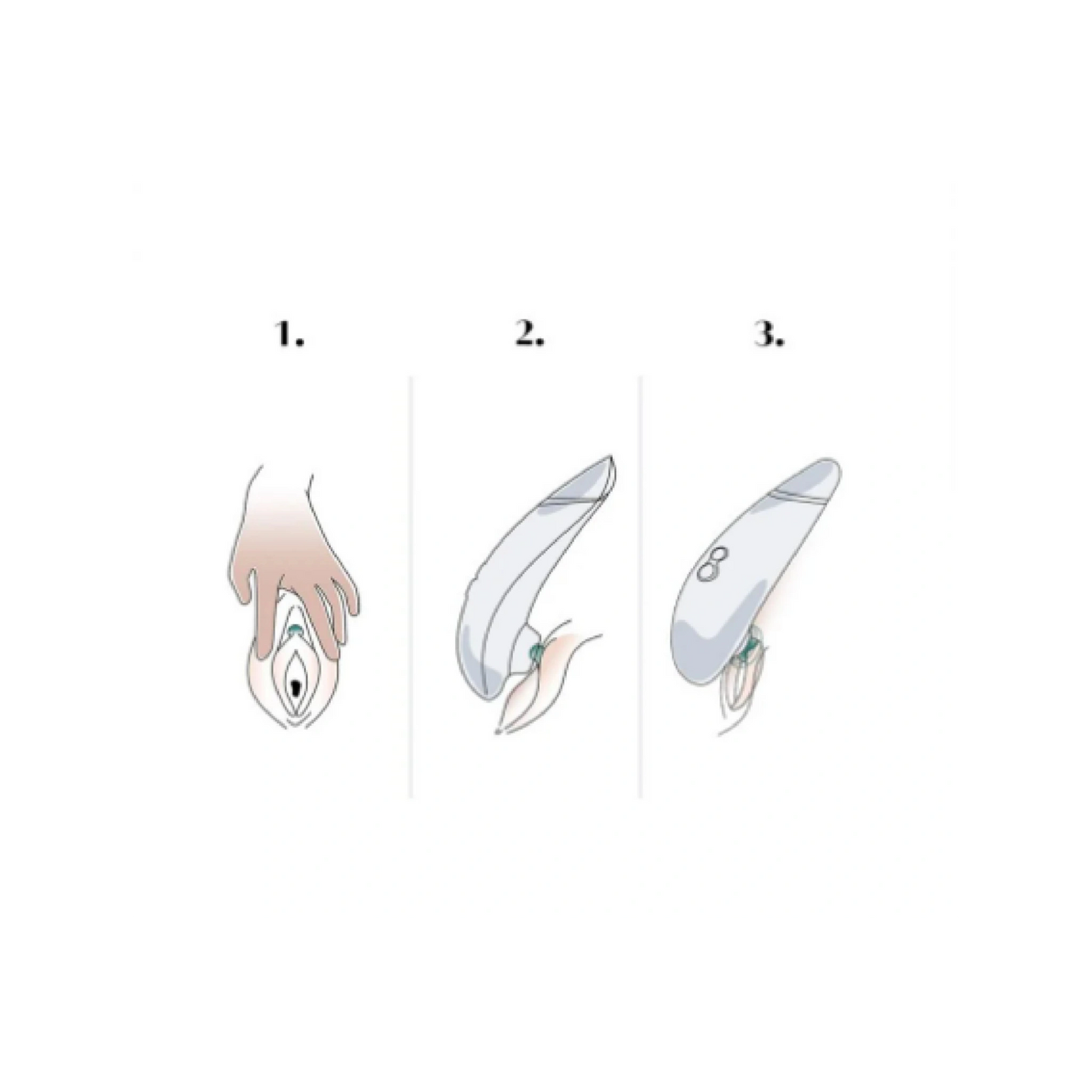 Womanizer Premium 2 Rechargeable Silicone Clitoral Suction Stimulator