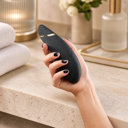 Womanizer Premium 2 Rechargeable Silicone Clitoral Suction Stimulator
