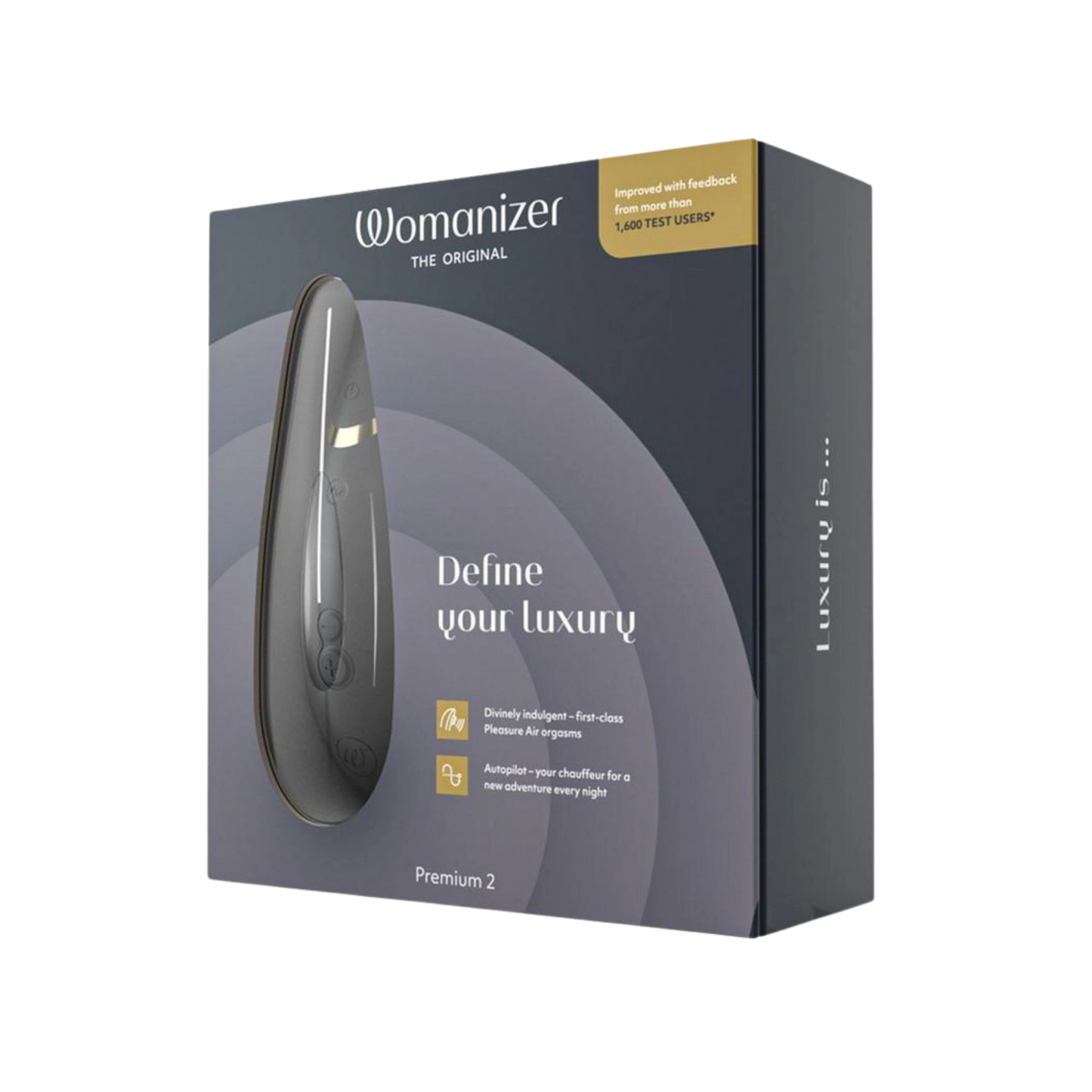 Womanizer Premium 2 Rechargeable Silicone Clitoral Suction Stimulator