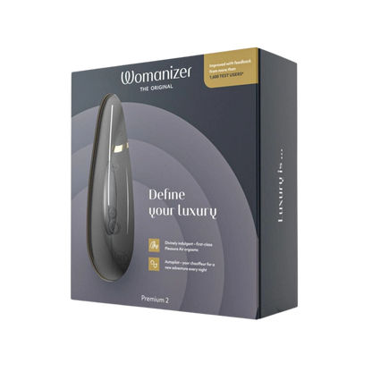 Womanizer Premium 2 Rechargeable Silicone Clitoral Suction Stimulator