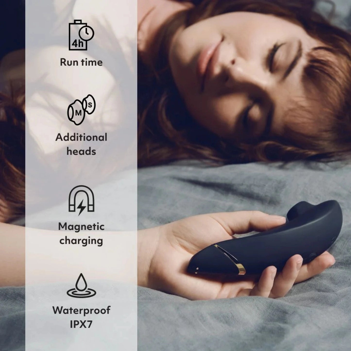 Womanizer Premium 2 Rechargeable Silicone Clitoral Suction Stimulator