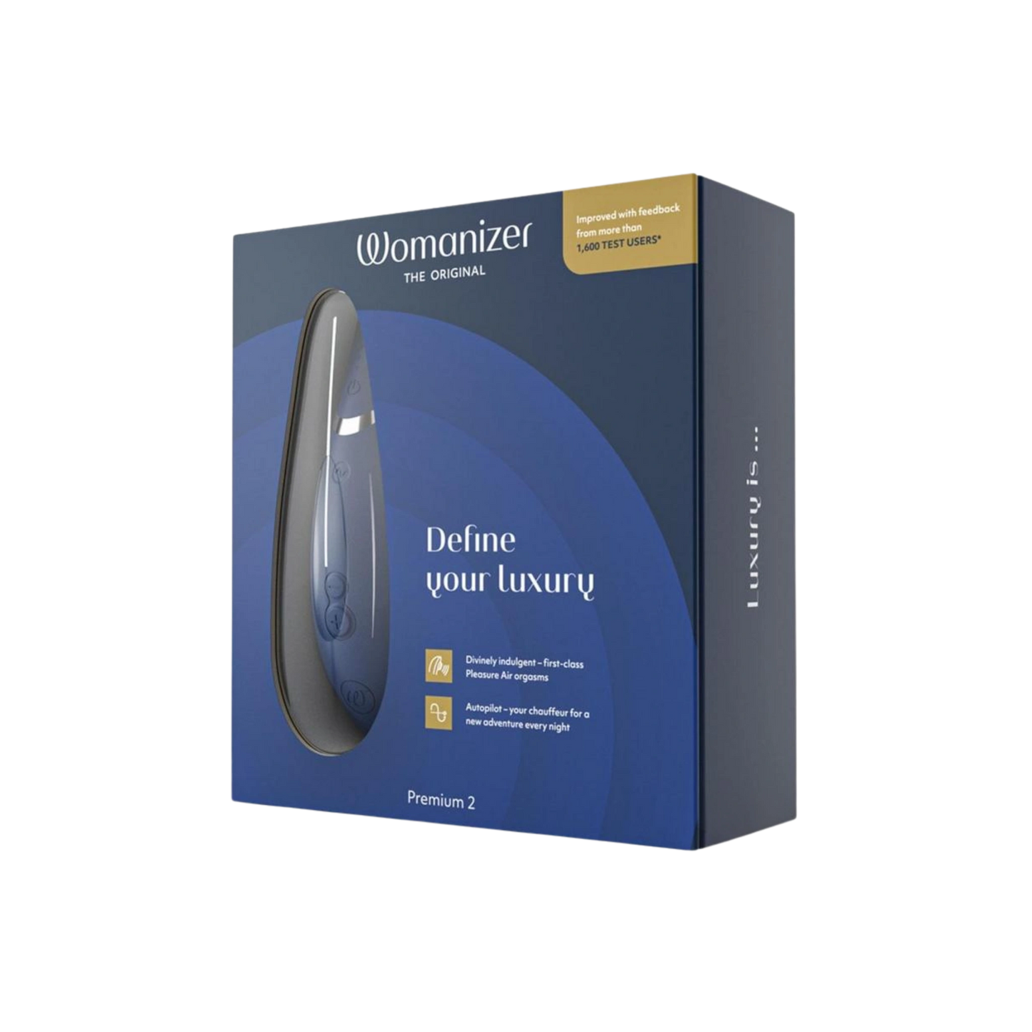 Womanizer Premium 2 Rechargeable Silicone Clitoral Suction Stimulator