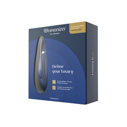 Womanizer Premium 2 Rechargeable Silicone Clitoral Suction Stimulator