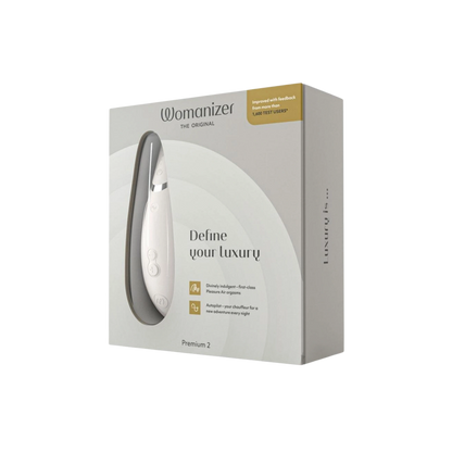 Womanizer Premium 2 Rechargeable Silicone Clitoral Suction Stimulator
