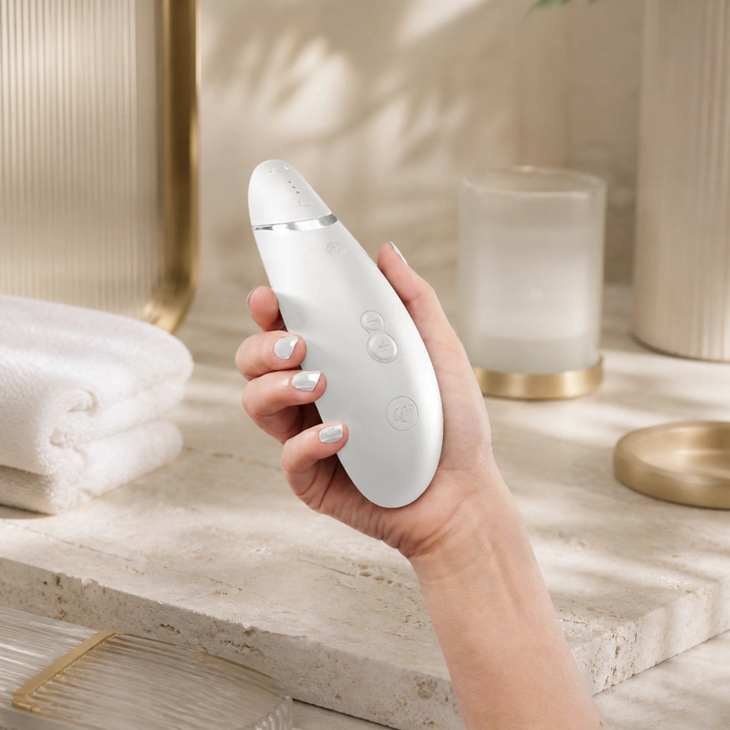 Womanizer Premium 2 Rechargeable Silicone Clitoral Suction Stimulator